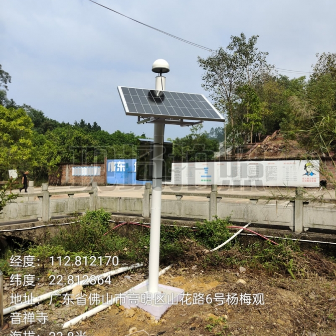 佛山市高明杨梅观音祥寺边坡地质灾害自动化监测项目